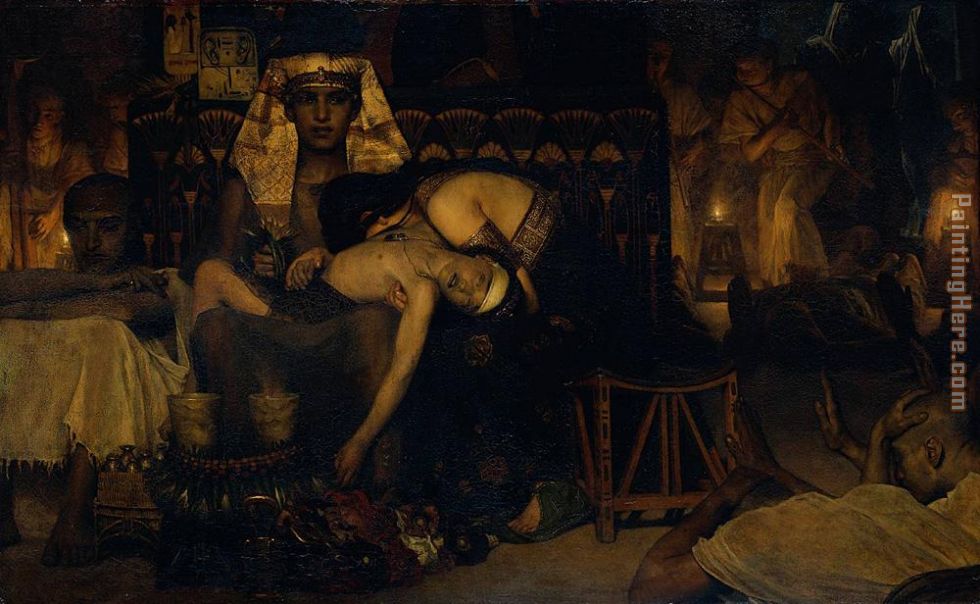 Death of the Pharaoh's Firstborn Son painting - Sir Lawrence Alma-Tadema Death of the Pharaoh's Firstborn Son art painting